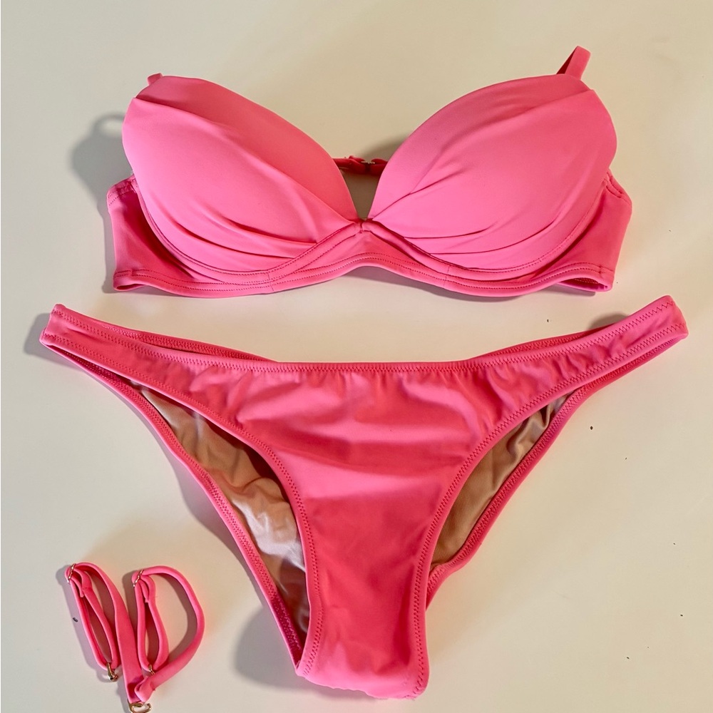 Victoria's Secret Bright Pink Bikini Set